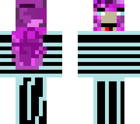 purple hair girl