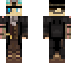 steampunk with hat and robotic eye