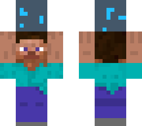 steve holding diamond ore