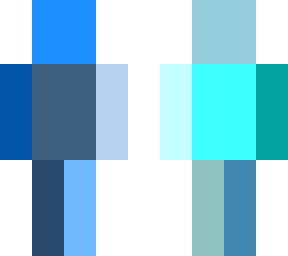 the blue