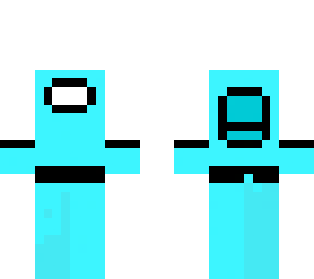 among us cyan