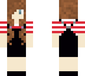 black jumper red stripes