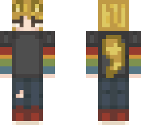 blond racoon boy 2