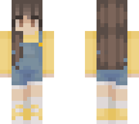cozy yellow & overalls