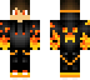 fire boy with creeper in the back