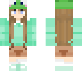 girl with frog hat