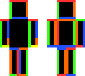 neon colored skin