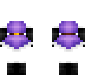 ob - purple xmas dress w/ boots & gloves