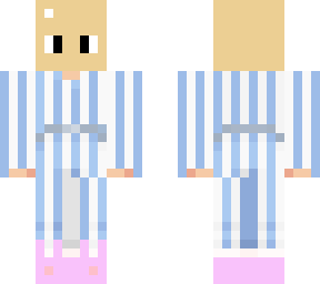 pajama bald man