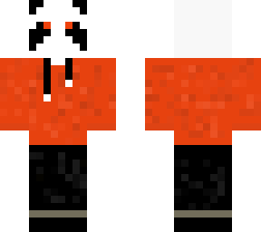 panda skin red