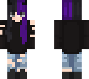 purple n/ black hair thingy