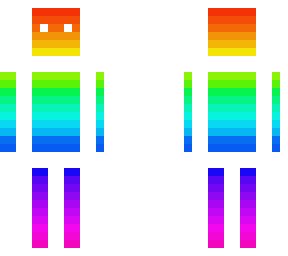 rainbow person
