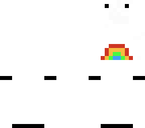 random rainbow person