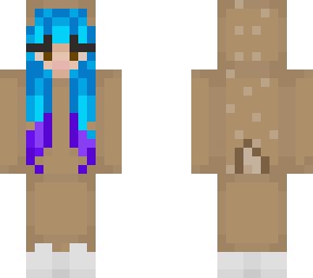 sageified's christmas reindeer blue hair