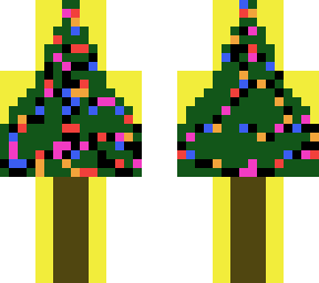 tree with yellow background