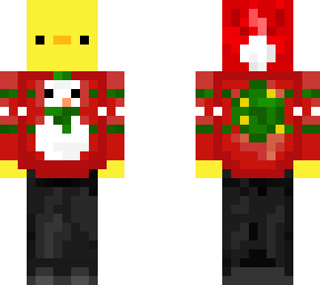 ugly sweater xmas duck