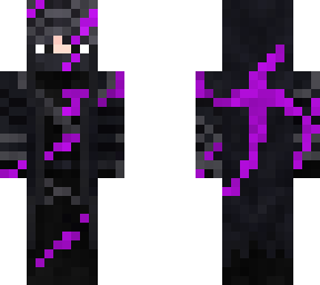 black & purple ninja
