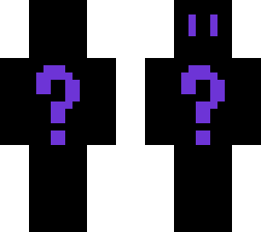 black and purple exclamation man