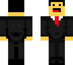 black suit