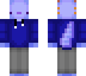 blue axolotl gamer