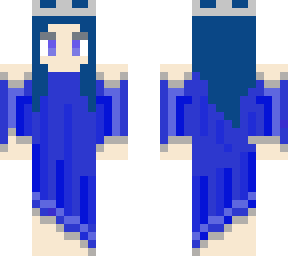 blue dress queen