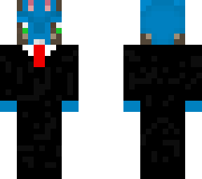blue wybel in suit