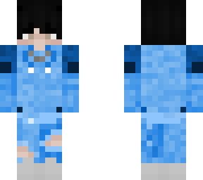 cool blue hoodie boy