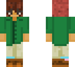 green shirt