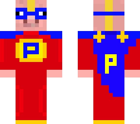 pig superman remodeled