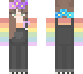 rainbow overalls