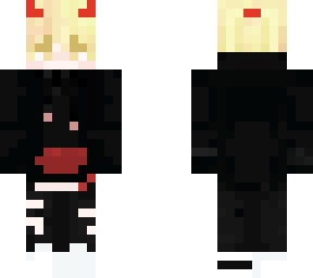 blonde w horns