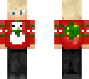 christmas sweater (blonde guy)