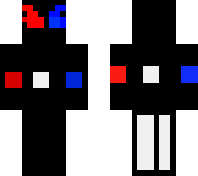 cool red and blue skin