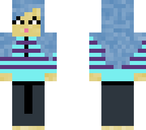 fall blue girl