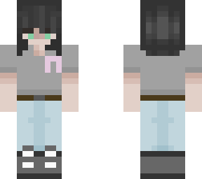 girl with black hair