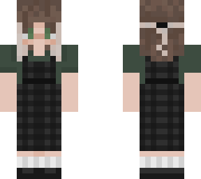 girl with overalls