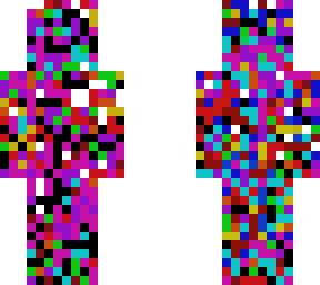 glitchy person