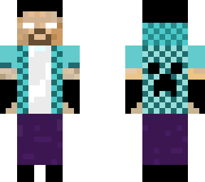 herobrine hoodie skin