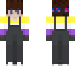 nb, bi, overalls, cute