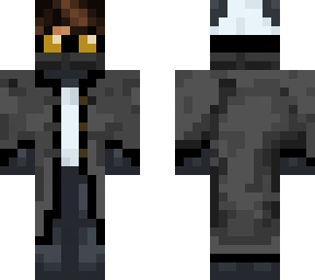 panda boy with coat but goggles