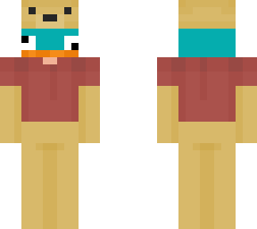 perry the platypus in winnie the pooh in onesie