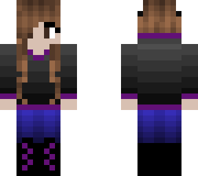 purple wolf girl version 3