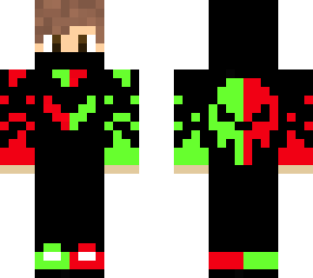 red and green boy