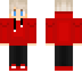 red hoodie boy