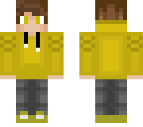 yellow hoodie boy