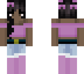 beautiful purple black girl
