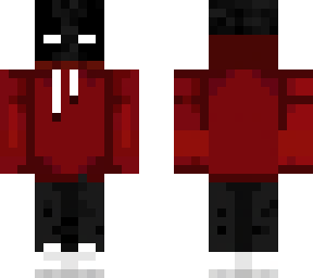 black deadpool in hoodie