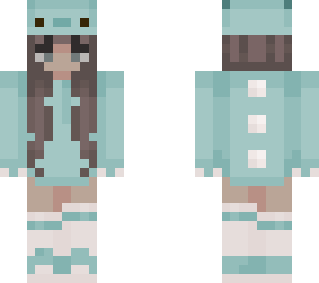 blue axolotl girl costume