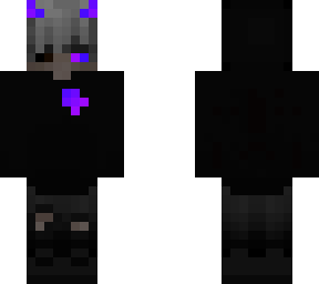 blue glow demon boy