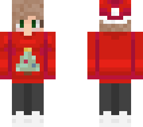 christmas hoodie (hood down)